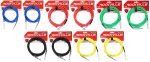 10 Rockville 10  1 4  TS-1 4   TS Guitar Instrument Cable (5 Colors x2 of each) Cheap