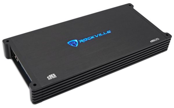 Rockville dB25 2800 Watt 700w RMS 2 Channel Car Amplifier+Memphis Audio Amp Kit Sale