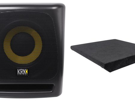 KRK 8S v2 8  109w Powered Studio Subwoofer w Class D Amp, MDF Enclosure+Bass Pad Hot on Sale