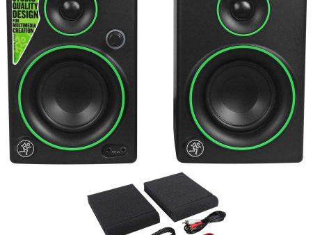 Pair New Mackie CR3 3  Creative Reference Multimedia Monitors Speakers (Pair) Online Sale