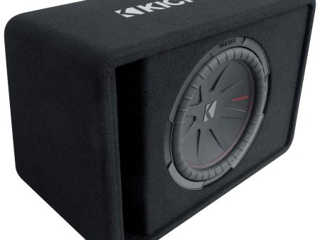 KICKER 48VCWR122 CompR 12  1000w Car Subwoofer+Vented Sub Box Enclosure Comp12 Supply