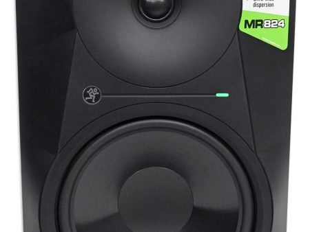 Mackie MR824 8” 85 Watt Powered Active Studio Monitor Class A B Bi-Amped Speaker Online Sale