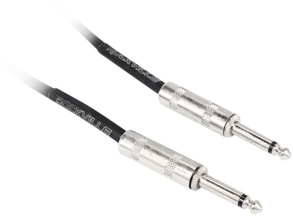 6 Rockville 10   1 4  TS to 1 4   TS Guitar Instrument Cable (6 Colors) Cheap