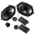 KICKER 46CSS684 6X8  450w Car Audio Component Speakers w  0.75  Tweeters CSS68 Hot on Sale