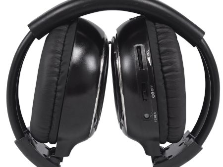 Rockville RFH3 Wireless Universal Infrared IR Car Headphones for Any Car Monitor Online now