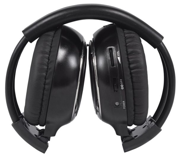 Rockville RFH3 Wireless Universal Infrared IR Car Headphones for Any Car Monitor Online now