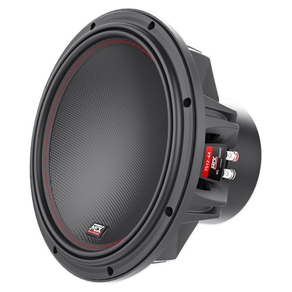 MTX 7512-44 12  1500w Peak 750w RMS Competition Subwoofer DVC 4ohm Car Audio Sub Hot on Sale