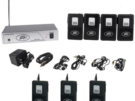 Peavey ALS72.1 Assisted Listening System with (7) Total Receivers ALS 72.1 Mhz Online Sale