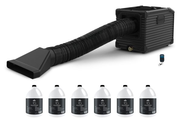 Chauvet DJ CUMULUS HP Pro Low-Lying DMX Fog Machine Fogger+Remote+(6) Gal. Fluid Online Sale