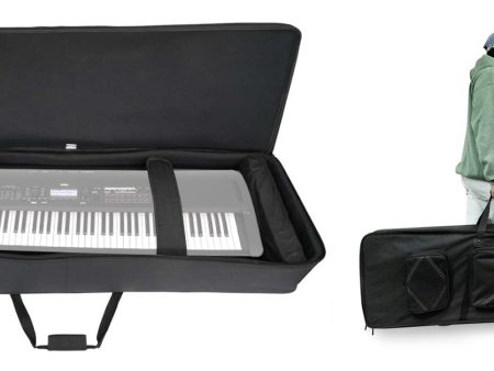 Rockville 88 Key Padded Durable Keyboard Gig Bag Case For Korg Kross 2-88-MB Hot on Sale