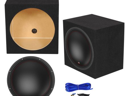 MTX 7515-44 15  750 Watt RMS Competition Subwoofer + Sealed Sub Box Enclosure Cheap