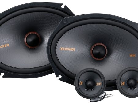 Pair Kicker 51KSS269 6x9  + 2.75  100 Watt RMS Car Stereo Component Speakers Discount