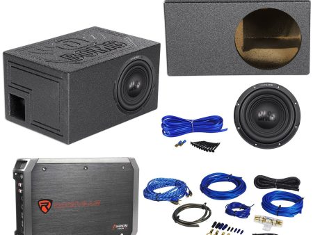 Alpine W10S4 10  750w Car Subwoofer+Vented Sub Box Enclosure+Amplifier+Amp Kit For Cheap