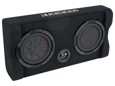 KICKER 48TRTP82 TRTP 8  600w Down Firing Subwoofer+Enclosure+Passive Radiator Online Sale