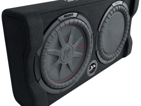 KICKER 48TRTP122 TRTP 12  1000w Down Firing Subwoofer Enclosure+Passive Radiator Online Sale