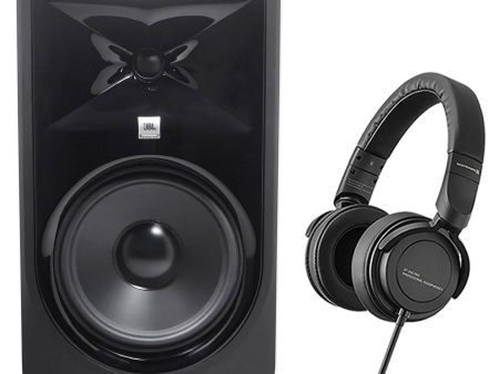 JBL 308P MkII 8  Powered Studio Monitor + Beyerdynamic DT 240 Pro Headphones For Discount