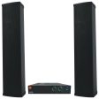 JBL CSA 280Z Amplifier+(2) Column Line Array 70V Commercial Speakers in Black Online Sale