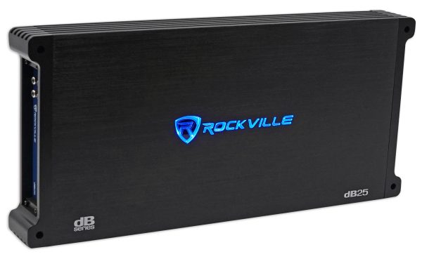 Rockville dB25 2800 Watt 700w RMS 2 Channel Car Amplifier+Memphis Audio Amp Kit Sale