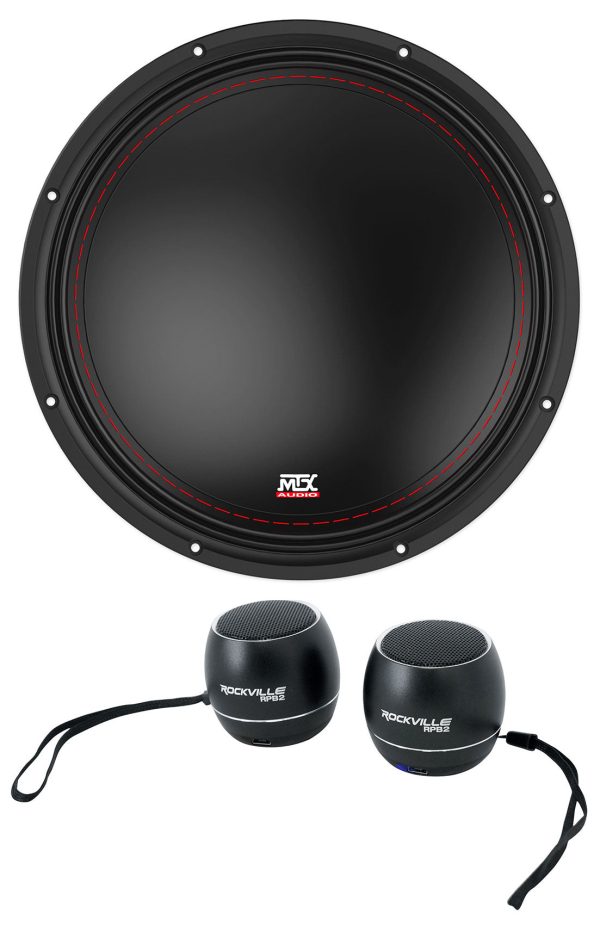 MTX 3512-04 12  250 Watt RMS SVC 4-ohm Car Audio Subwoofer Sub+Home Speaker Online Hot Sale