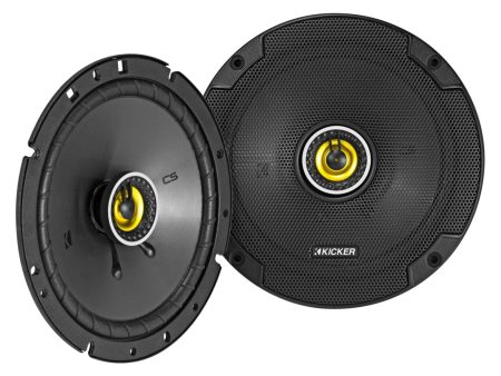 Pair KICKER 46CSC674 6.75  6-3 4  600w 4-Ohm Car Audio Coaxial Speakers CSC674 For Sale