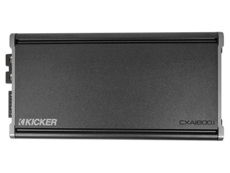 KICKER 46CXA18001T CXA1800.1 1800 Watt RMS Mono Class D Car Audio Amplifier Amp Supply