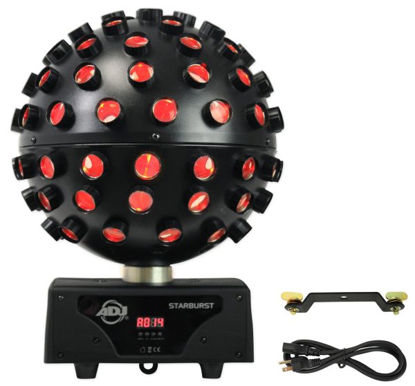 American DJ ADJ Starburst LED Sphere Multi Color Shooting Beam Lighting Effect Sale