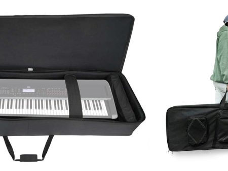 Rockville 88 Key Padded Rigid Durable Keyboard Gig Bag Case For Korg Kross 2 88 Hot on Sale