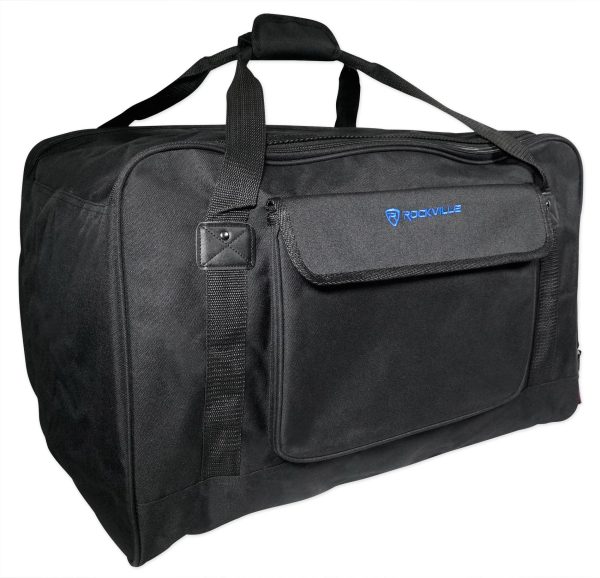 Rockville TB12 Lightweight Rugged Speaker Bag Carry Case For 12  DJ PA Speakers Fashion