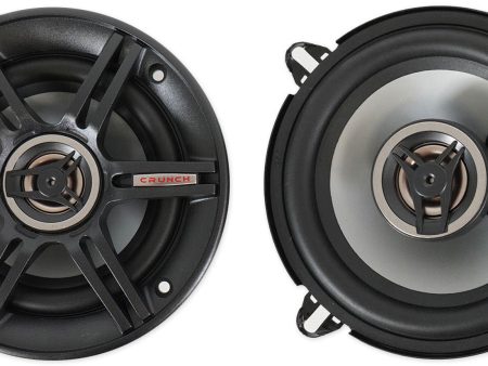 Pair Crunch CS525CX 5.25  Car Audio 2-Way Speakers 250 Watts Max 5 1 4  Inch Sale