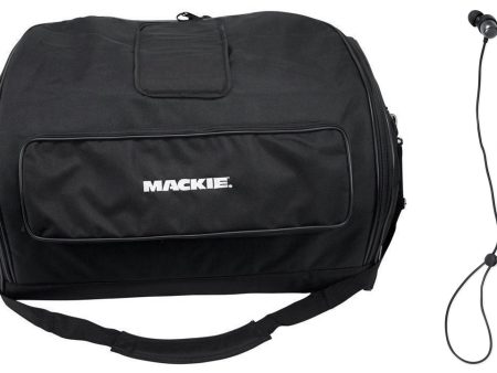 Mackie Travel Speaker Bag Soft Cover 4 SRM450-V2 or C300Z+Earbuds on Sale