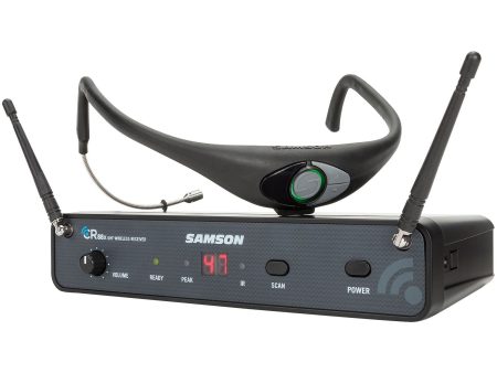 Samson Airline 88 Headset Wireless UHF Microphone Fitness System 00-Ch. K-Band Online now