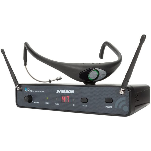 Samson Airline 88 Headset Wireless UHF Microphone Fitness System 00-Ch. K-Band Online now