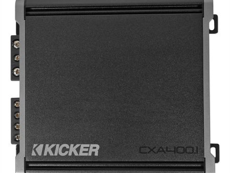 KICKER 46CXA4001T CXA400.1 400 Watt RMS Mono Class D Car Audio Amplifier Amp Fashion