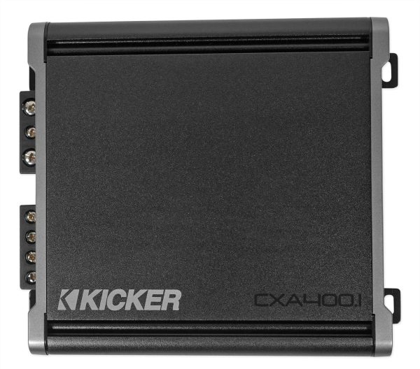 KICKER 46CXA4001T CXA400.1 400 Watt RMS Mono Class D Car Audio Amplifier Amp Fashion