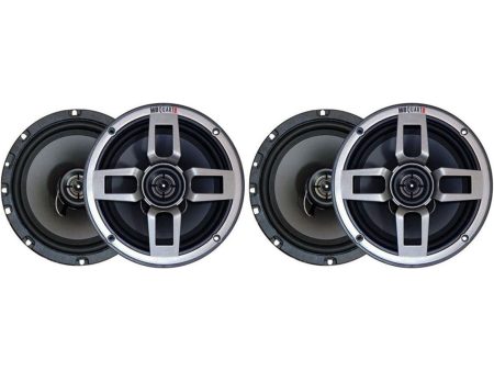 2 Pairs MB Quart FKB116 6.5  2-Way Full Range Coaxial Car Stereo Speakers on Sale