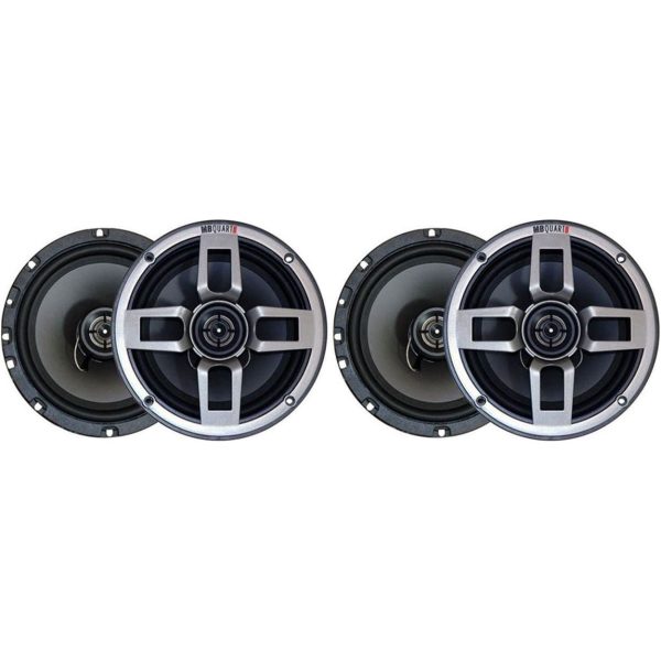 2 Pairs MB Quart FKB116 6.5  2-Way Full Range Coaxial Car Stereo Speakers on Sale