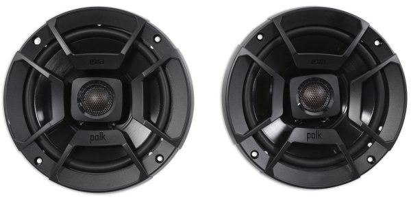 (2) Polk Audio DB652 6.5  300 Watt Car Audio Marine ATV Motorcycle Boat Speakers Supply