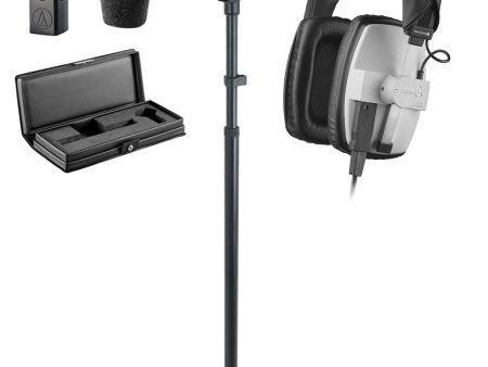 Audio Technica AT4051B Recording Broadcast Microphone+Beyerdynamic Headphones Discount