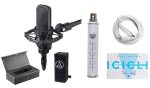 Audio Technica AT4033A Gaming Twitch Streaming USB Microphone Bundle with Mic Phantom Power [video game] For Discount