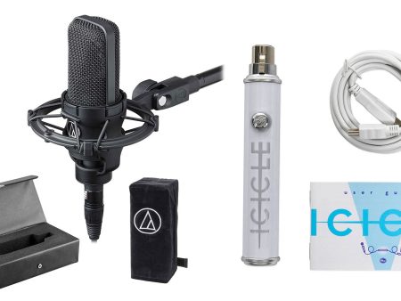 Audio Technica AT4033A Gaming Twitch Streaming USB Microphone Bundle with Mic Phantom Power [video game] For Discount