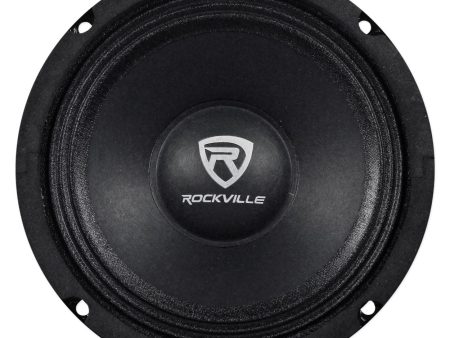 Rockville RM64PRO 6.5  4 Ohm Mid-Bass Midrange Car Speaker, 105dB 200w Online