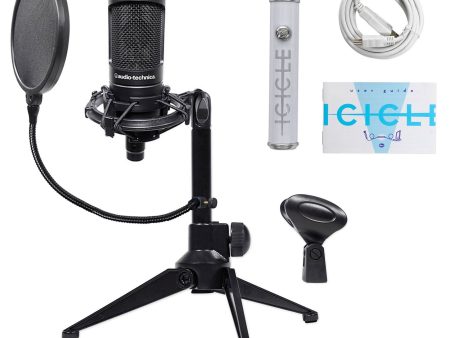 Audio Technica AT2050 Gaming Twitch USB Microphone Bundle with Stand, Shockmount & Pop Filter [video game] Online