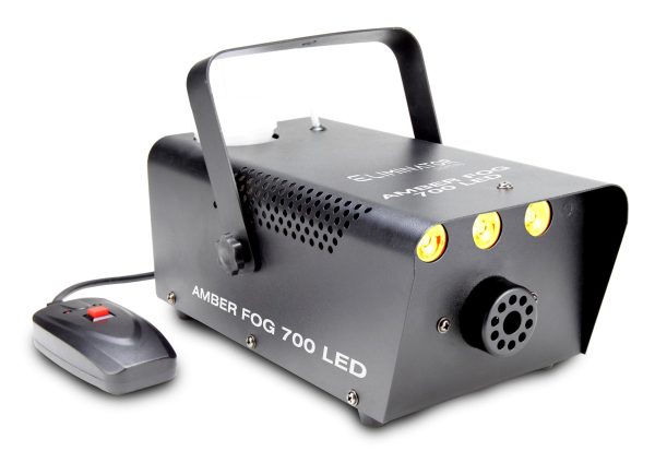 Eliminator Amber FOG 700 LED Fog Machine w  Amber LED Lights+Remote+Gal. Fluid For Cheap