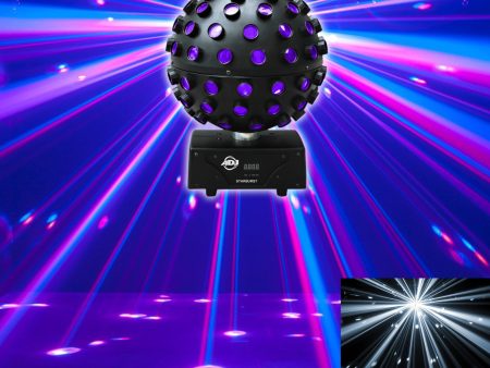 American DJ ADJ Starburst LED Sphere Multi Color Shooting Beam Lighting Effect Sale