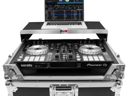 ProX XS-DDJSR2LT-LED Flight Case+Sliding Laptop Shelf+LED s For Pioneer DDJ-SR2 Online Hot Sale