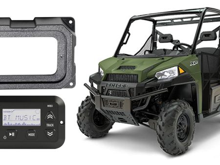 Digital Media Bluetooth Receiver for 2018 Polaris Ranger XP1000 Stereo+Dash Kit Discount