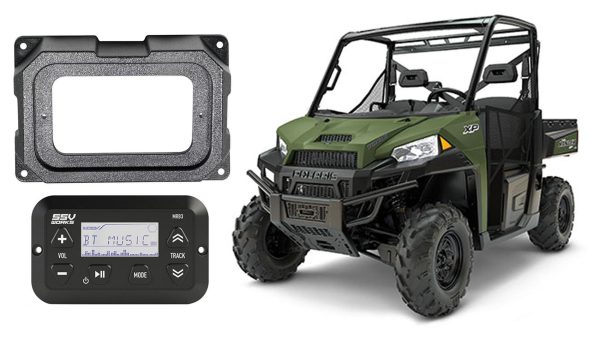 Digital Media Bluetooth Receiver for 2018 Polaris Ranger XP1000 Stereo+Dash Kit Discount