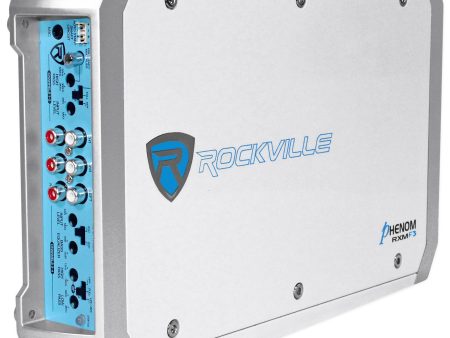 Rockville RXM-F3 1600w Peak 800 Watt RMS Marine Boat 4 Channel Amplifier Amp Online now