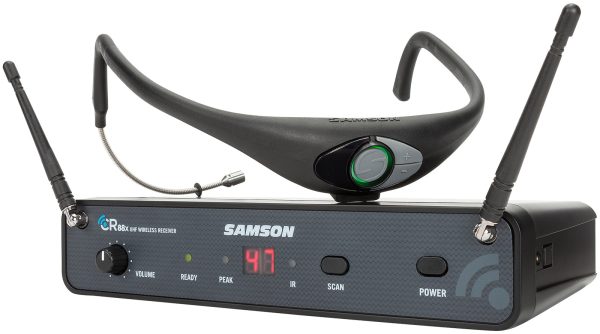 Samson Airline 88X Headset Wireless UHF Microphone Fitness System 100-Ch. D-Band Supply