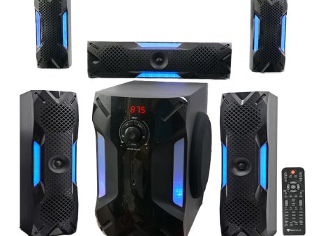 Rockville HTS56 1000w 5.1 Channel Home Theater System Bluetooth USB+8  Subwoofer on Sale